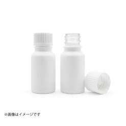 10ml 白色液体容器｜スクリューキャップ付き／PEボトル・小分け保存・試薬・香料・リキッド用