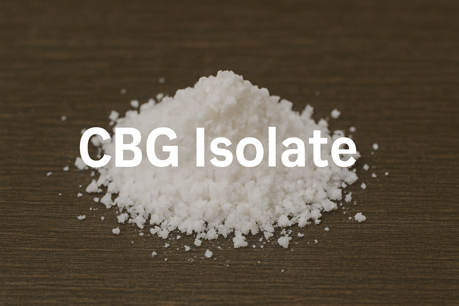 CBGアイソレート原料とは？ 今注目のカンナビノイド原料