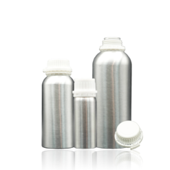 【気密キャップ付】アルミ容器 50ml/100ml/500ml/1L｜CBD原料・テルペン保存用 遮光・内面コーティング