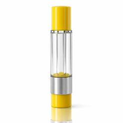 フルガラスアトマイザー 1ml【YELLOW】｜510規格 ガラスカートリッジ