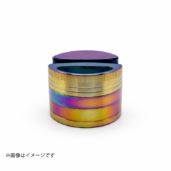 4層式メタルグラインダー【レインボー】特殊グリップ形状