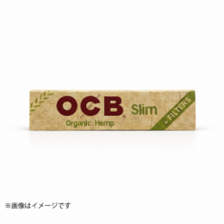 OCB Organic Hemp Slim + Tips｜オーガニックヘンプ無漂白ペーパー＋チップ一体型（32枚+32枚）