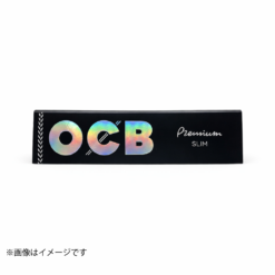 OCB Premium キングサイズスリム（OCBブラック）｜超極薄スローバーニングペーパー 32枚入り
