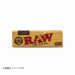 RAW Classic Single Wide 50枚｜無漂白レギュラーサイズ・スローバーニングペーパー（70mm）