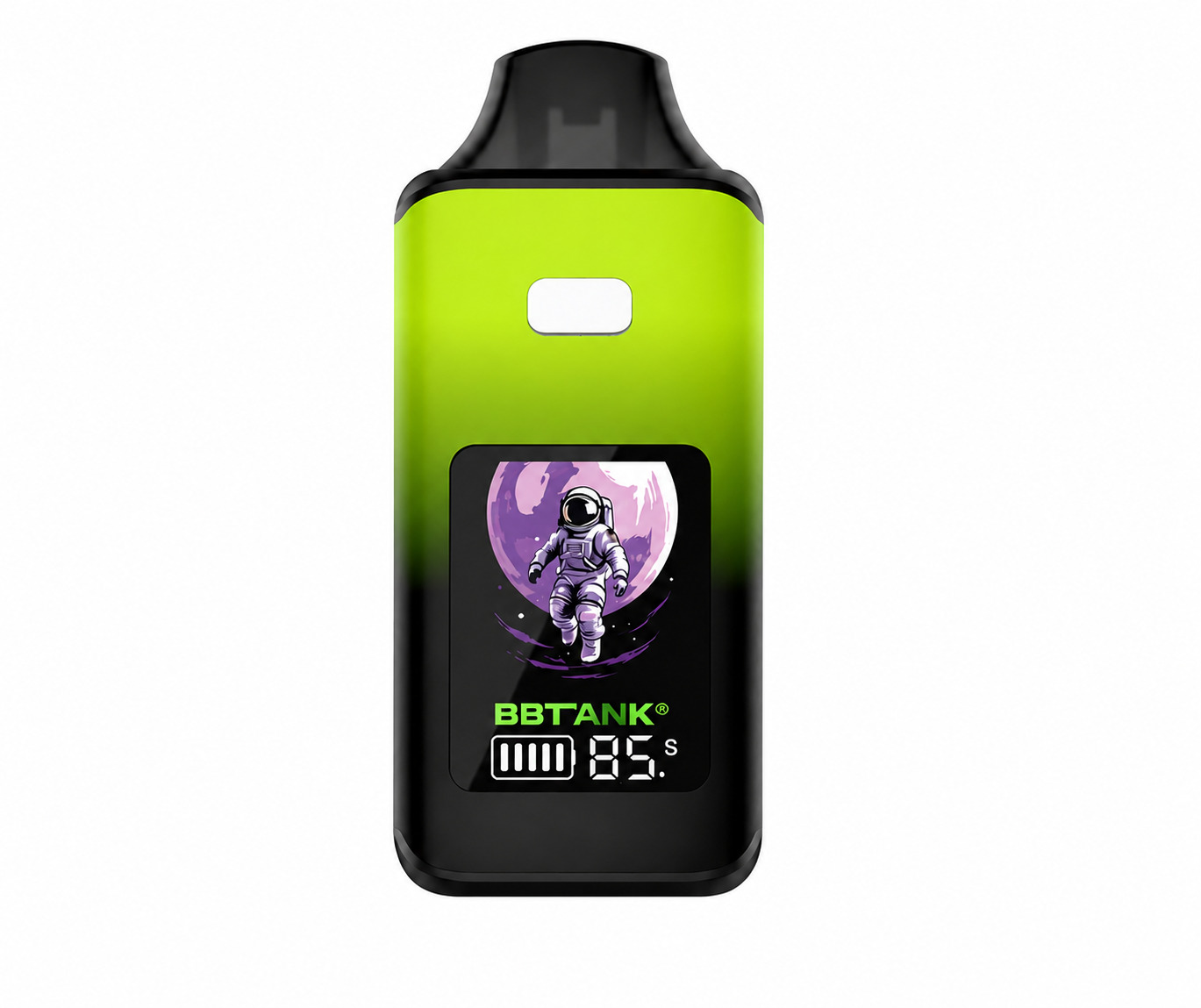 BBTANKリキッドアトマイザー GLO PRO|ディスプレイ搭載 一体型POD|可変電圧・予熱機能・パフカウンター - 画像 (3)