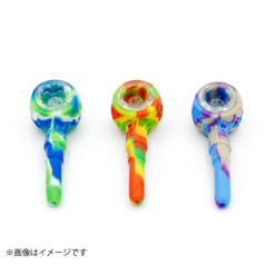 ハニカム ハイブリッドパイプ｜シリコンボディ×ガラスボウルの割れにくいハンドパイプ（アソート）