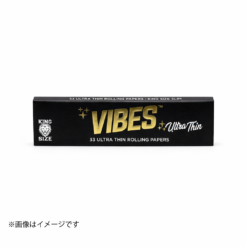 VIBES Black Ultra Thin King Size Slim 33枚｜極薄スローバーニングペーパー（1冊）