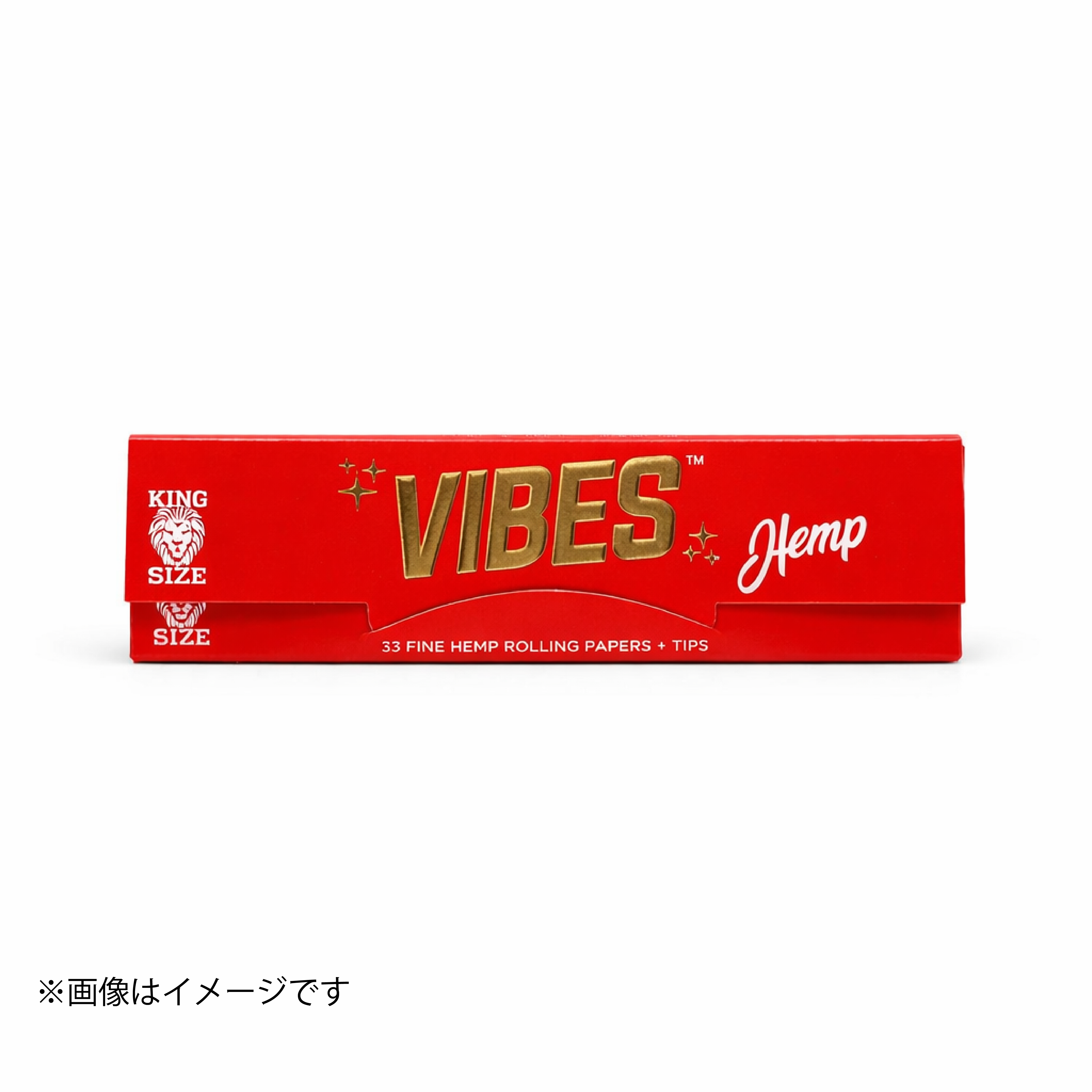VIBES King Size ローリングペーパー 5種|The Vibes Collection(Red/Blue/Black/Green/White)33枚入り - 画像 (3)