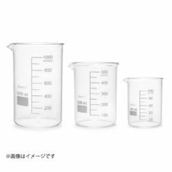 耐熱ガラスビーカー【100ml / 500ml / 1000ml】Boro3.3 目盛り付 実験・調合用（単品）