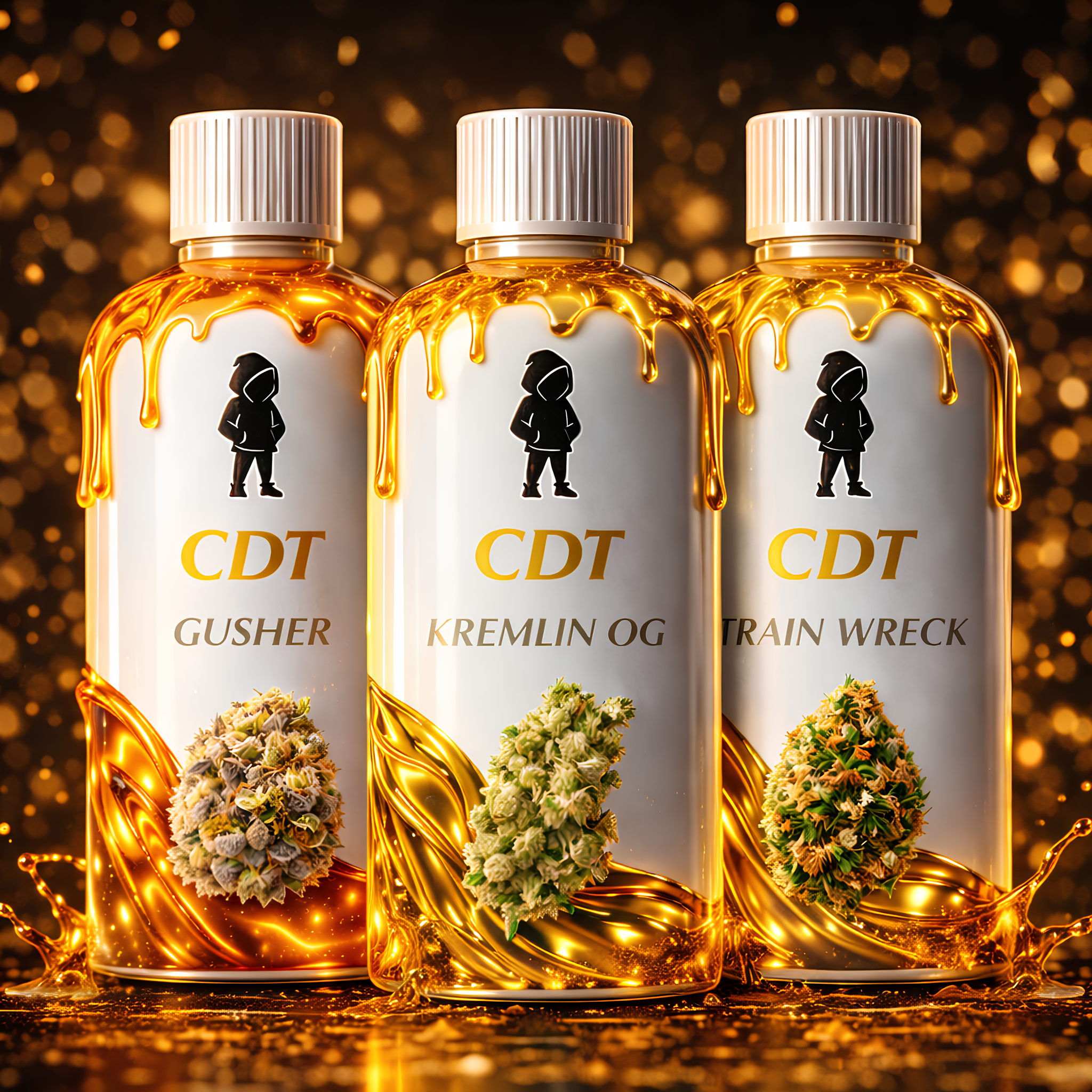 CDTテルペン 3種（Kremlin OG・Gusher・Trainwreck）大麻由来テルペン