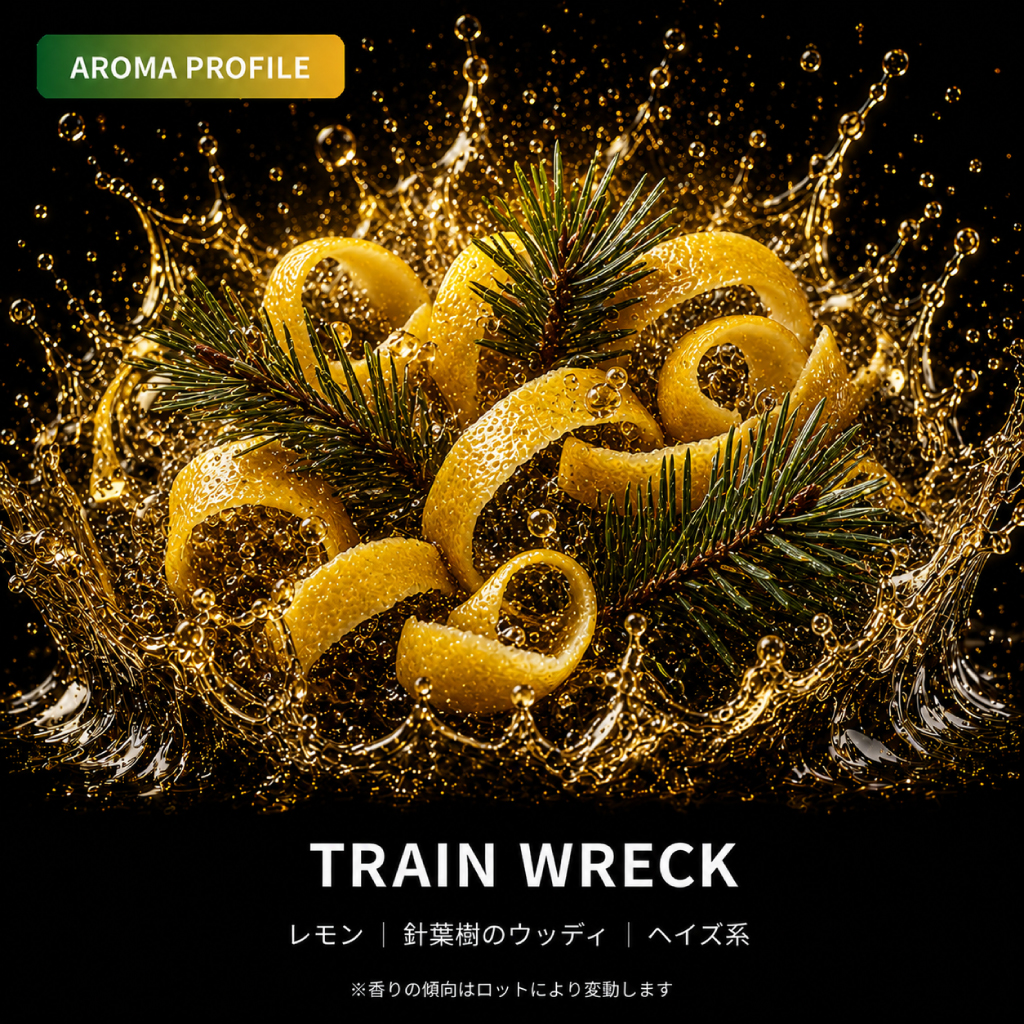 CDT（カンナビスデライブドテルペン）Trainwreck｜大麻由来テルペン