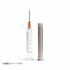 5ml ガラスシリンジ フラットノズル付き｜高粘度オイル・リキッド充填用 ルアーロック式