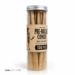 プレロールコーン 109mm キングサイズ｜未漂白ナチュラルブラウン 26mmフィルター付き