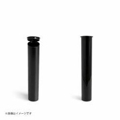 ジョイントケース 黒 10本セット｜スリム収納チューブ 高さ約115mm × 幅約18mm
