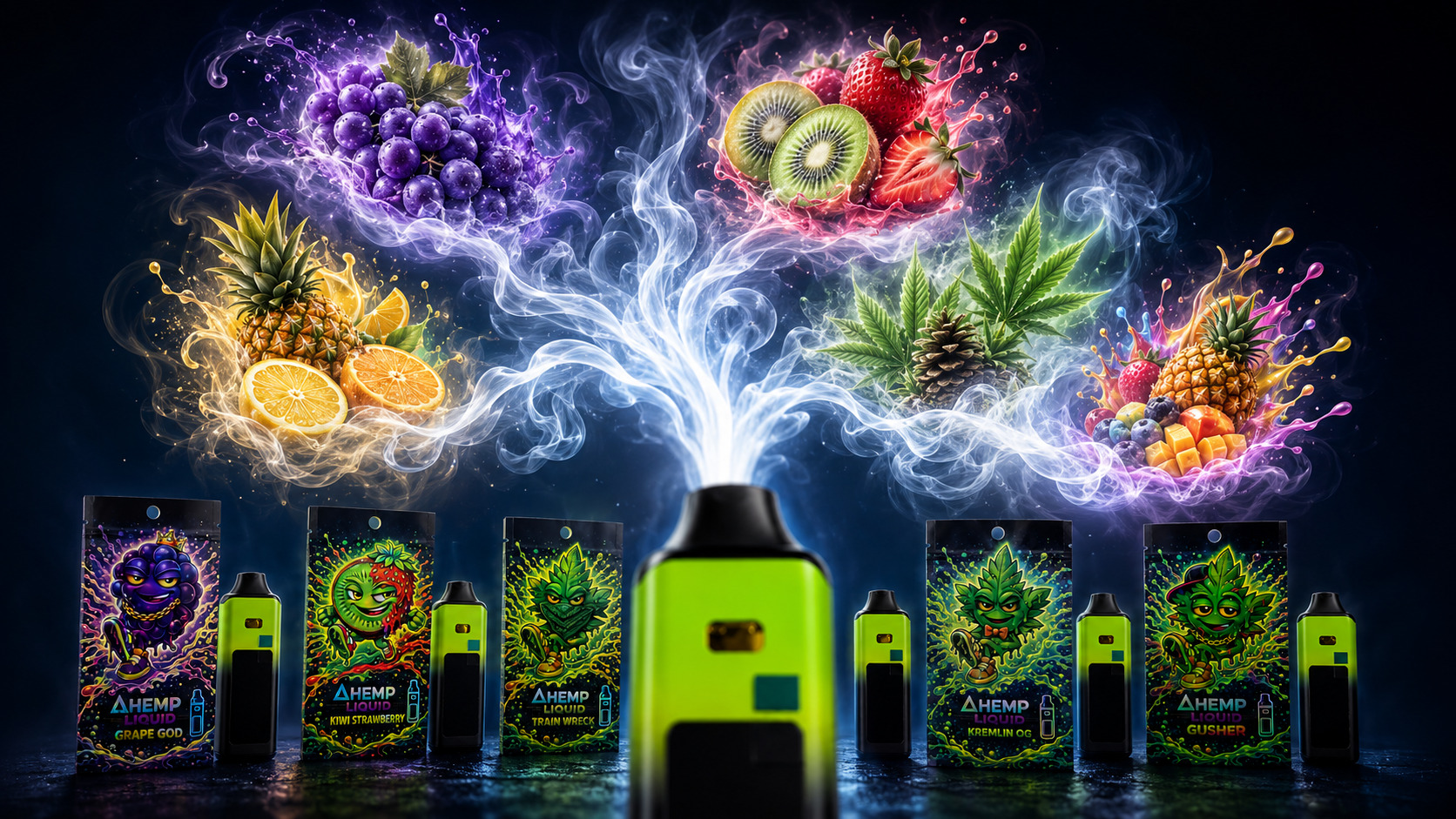 CDTテルペン配合CBDリキッドの極上アロマ｜ΔHEMP LIQUIDが描く香りの世界