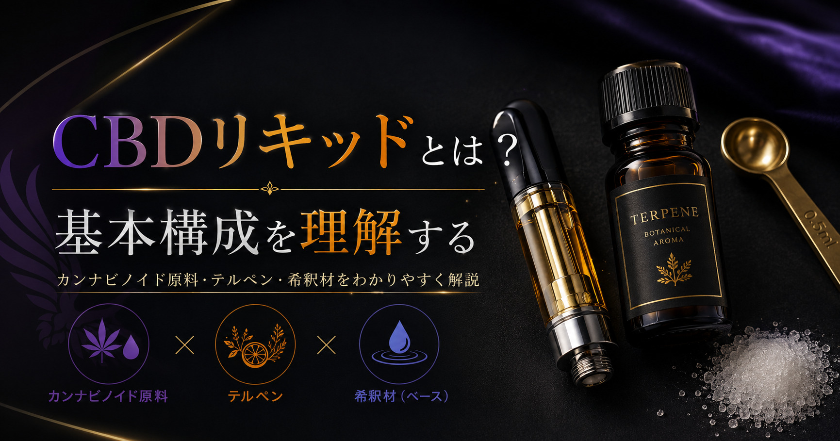 CBDリキッドの作り方完全ガイド｜原料・配合・道具までDIY自作の全手順