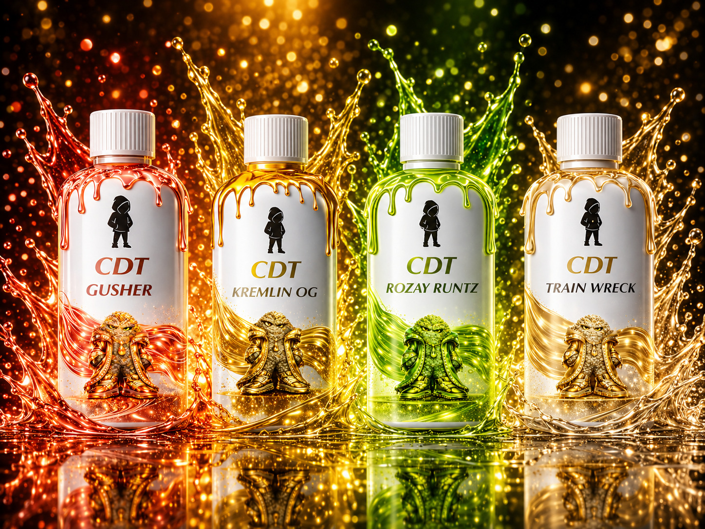 CDT 麻由来テルペン 全4フレーバー Gusher Kremlin OG Rozay Runtz Train Wreck ラインナップ