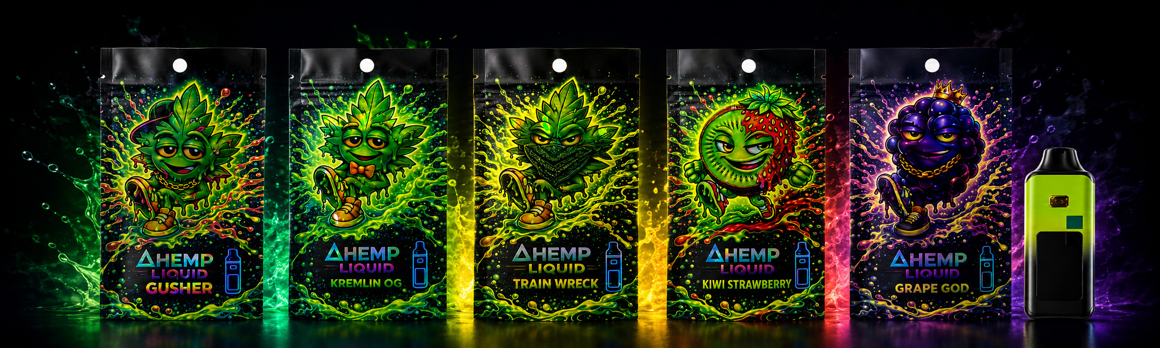 ΔHEMP LIQUID 全5フレーバー｜CBD・CBG・テルペン配合 日本製ヘンプリキッド