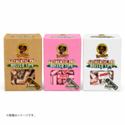 HoneyPuff Authentic プリロールチップス 120個入｜7mm ナチュラル／ホワイト／ピンク 巻紙用フィルター