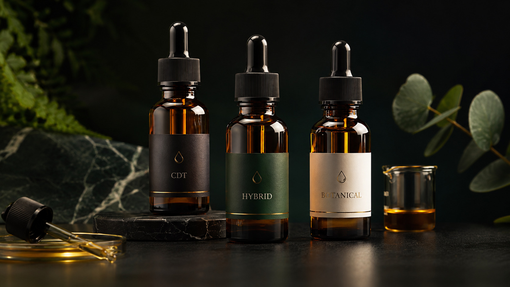 CDTテルペン・ハイブリッド・ボタニカルテルペン｜WING CBD取扱の各種テルペンボトル