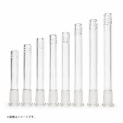 ガラスダウンステム 14mm 全8サイズ（108〜180mm）｜ディフューザー付き ボング用パーツ 喫煙具