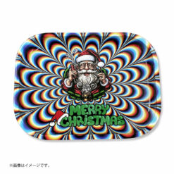 ローリングトレイ サイケデリックサンタ｜Merry Christmas デザイン