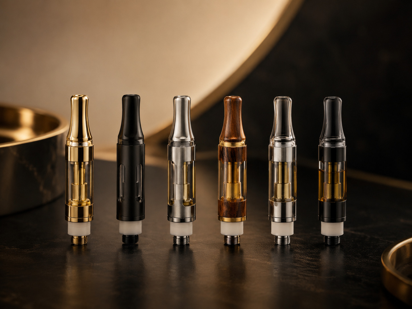 510規格セラミックアトマイザーのカラー比較 CCELL GOATなど