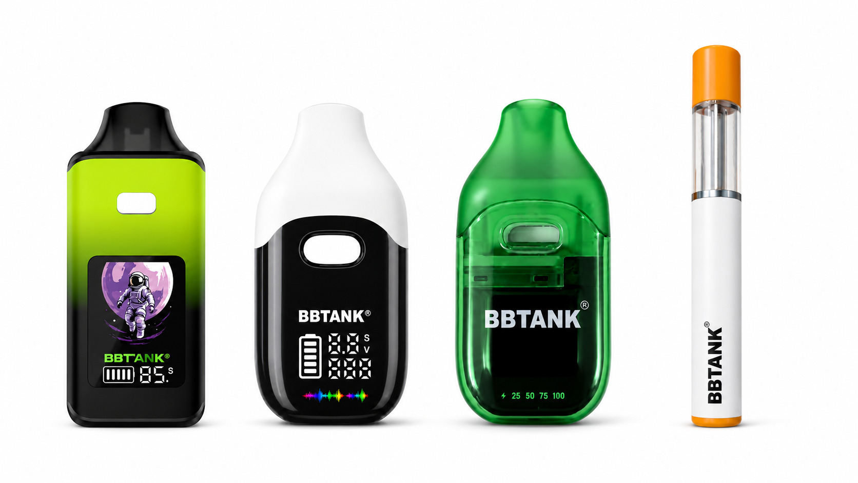 BBTANK 一体型POD 4モデル比較｜GLO PRO・TRON PRO・TRON NEO・G530