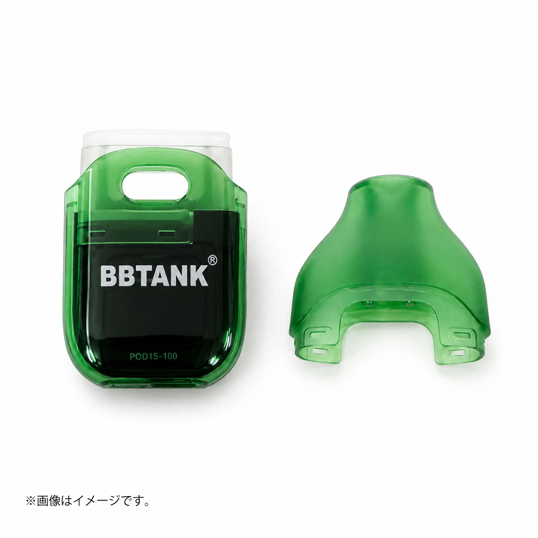 BBTANK TRON NEO 1.0ml 一体型POD|BBGear Boilセラミック搭載・透明ダブルケース設計 - 画像 (2)