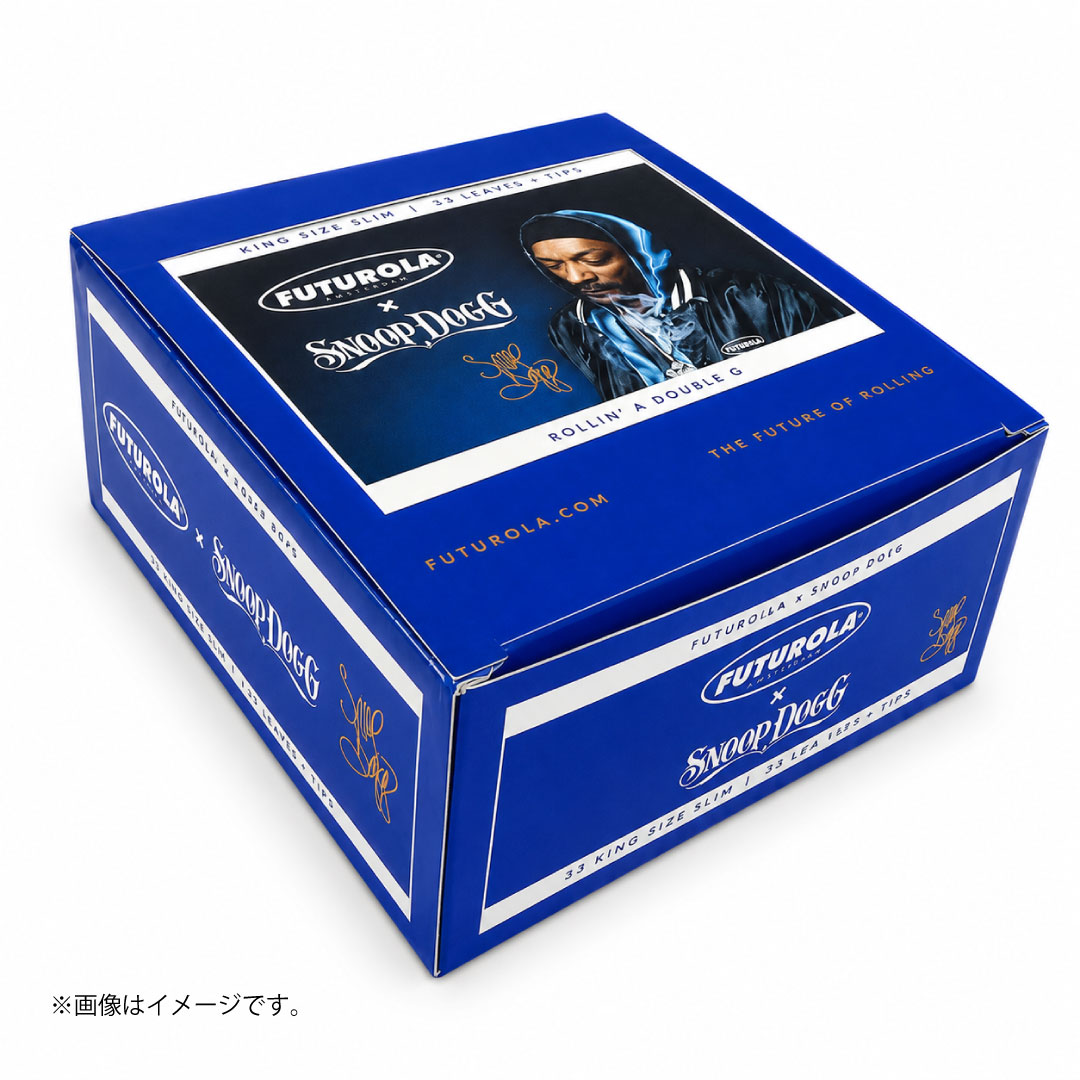FUTUROLA×Snoop Dogg ローリングペーパー キングサイズスリム LBCブルー|単品/50パック入りBOX選択可 - 画像 (4)