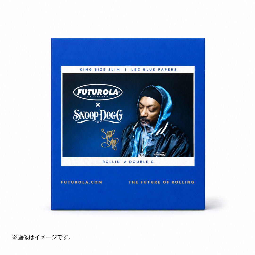 FUTUROLA×Snoop Dogg ローリングペーパー キングサイズスリム LBCブルー|単品/50パック入りBOX選択可 - 画像 (3)