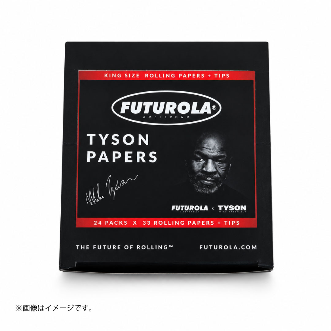 FUTUROLA×TYSON ローリングペーパー+チップ キングサイズスリム ブラウン|単品/24パック入りBOX選択可 - 画像 (4)