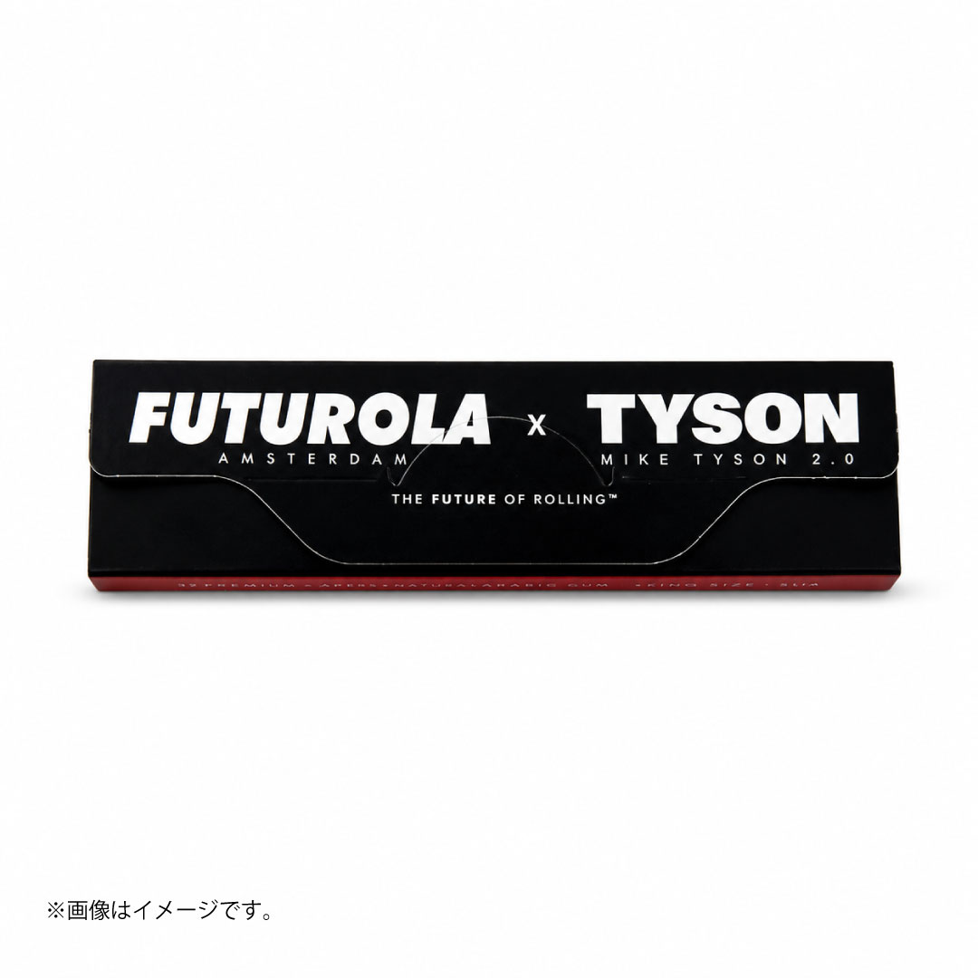 FUTUROLA×TYSON ローリングペーパー+チップ キングサイズスリム ブラウン|単品/24パック入りBOX選択可