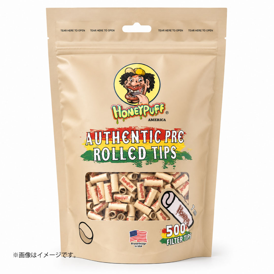 HONEYPUFF プレロールド フィルターチップ 7mm 500個入り 大容量パック
