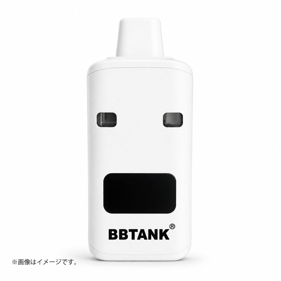 BBTANK DAX Pro ホワイト 1ml(0.5ml×2)デュアルタンクPOD|スライド式吸い口・リフィル式