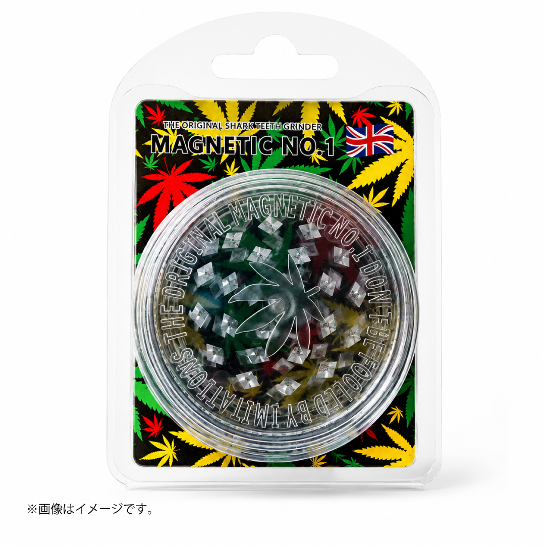 MAGNETIC NO.1 シャークティース グラインダー|マグネット式・軽量プラスチック・全6色 - 画像 (4)