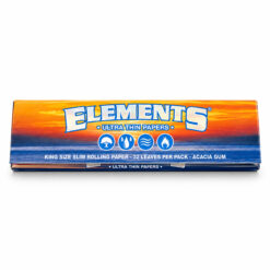 Elements キングサイズスリム｜ウルトラシン ライスペーパー 32枚入り（チップなし）単品・箱売り（50冊）