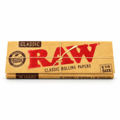 RAW クラシック 1 1/4｜Classic 手巻きペーパー 50枚入り（チップなし）単品・箱売り（24冊）