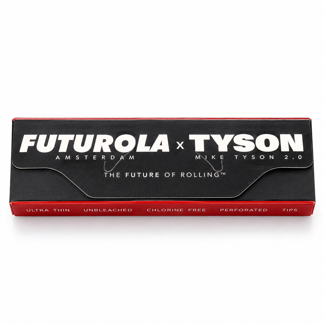 FUTUROLA×TYSON 2.0 ペーパー+チップ 1 1/4 ブラウン|33枚+ミシン目入りチップ33枚 単品・箱売り(24冊)