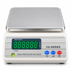 デジタルスケール 特大 3kg/0.1g｜CX-SERIES 風袋引き・個数計数・水準器付き 充電式